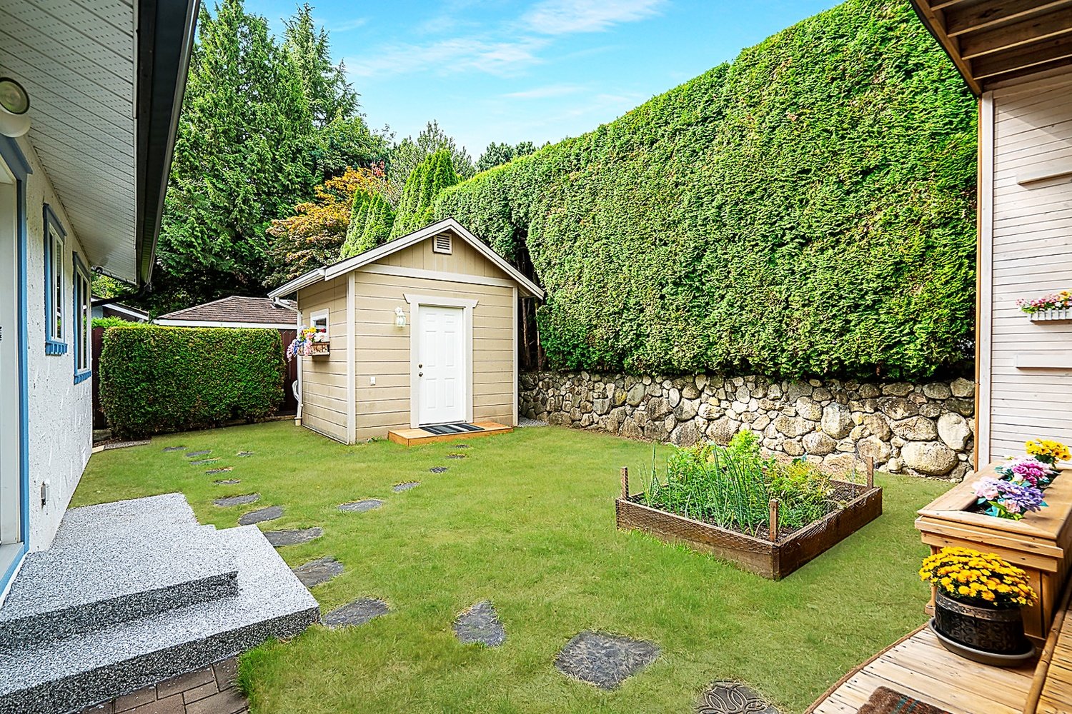 Fully Fenced Backyard