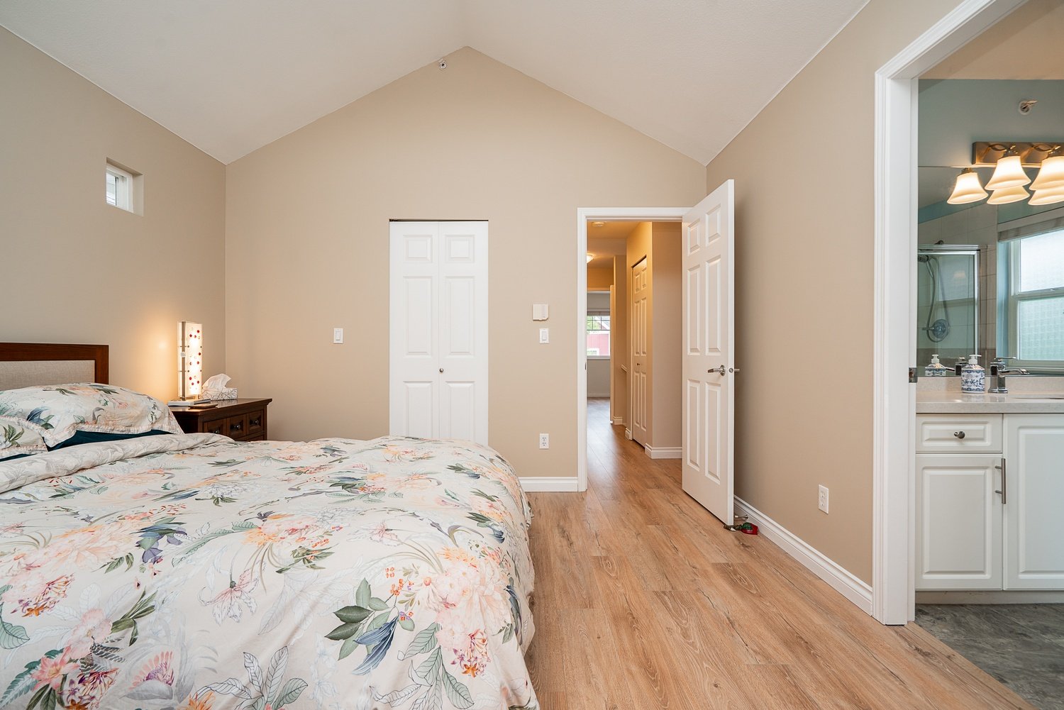 Primary Bedroom Vaulted Ceilings