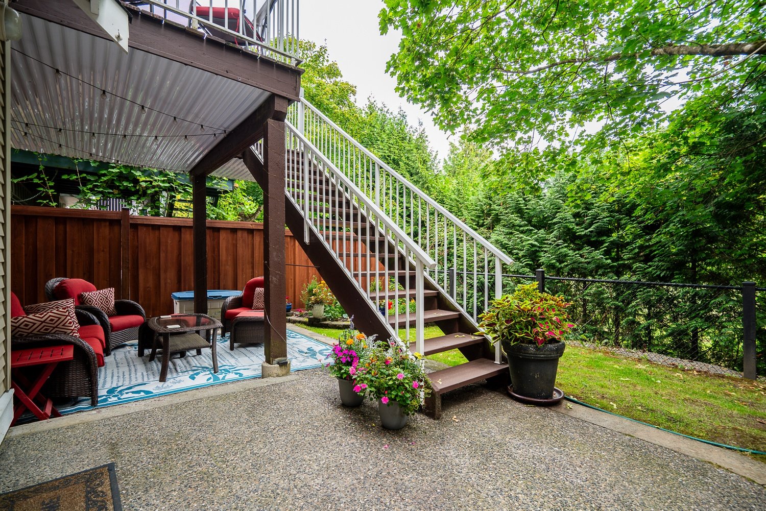 Fully Fenced Backyard